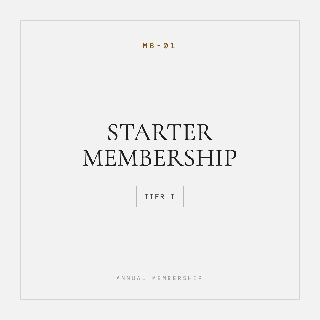 Starter Membership