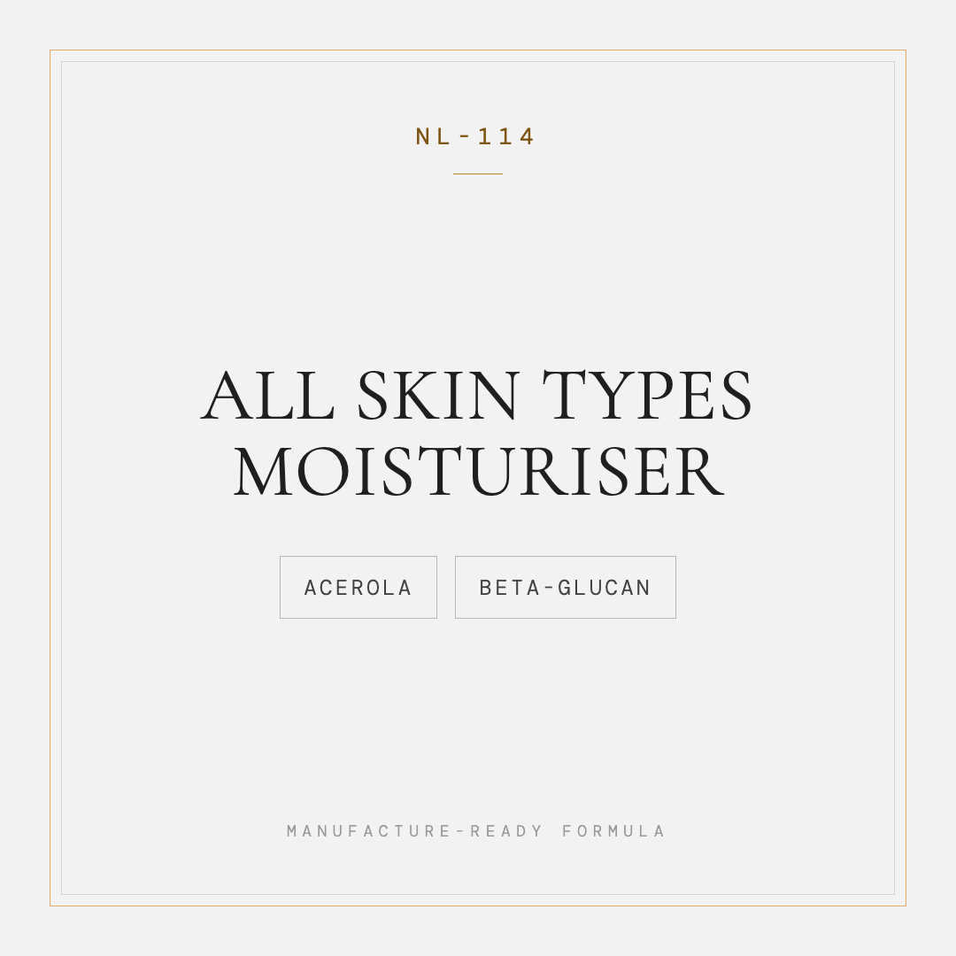 All Skin Types Moisturiser